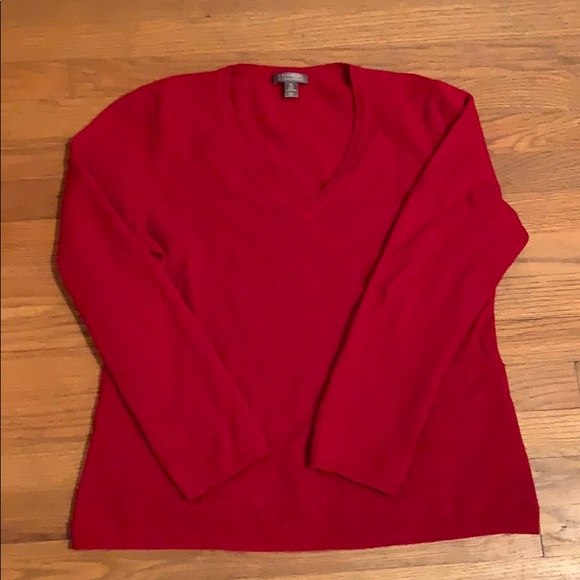 Charter Club Sweaters - Red Cashmere Sweater Charter Club Sweaters - Red Cashmere Sweater